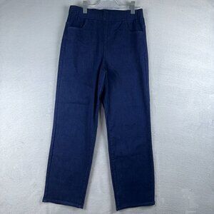 Universal Standard Wide Leg Jeans Pull On USPA1211 Womens Blue Size X Small